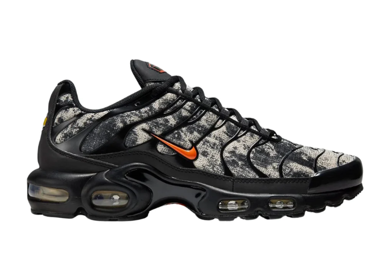 NIKE TN AIR MAX PLUS - CAMOUFLAGE NOIR/ORANGE
