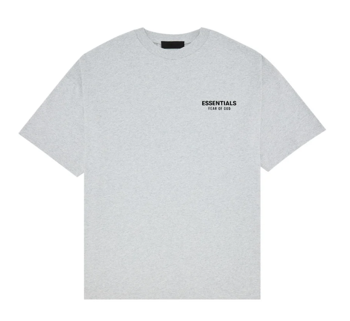 T-Shirt Essentials Fear of God Gris - face
