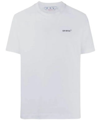 T-Shirt Off-White Caravaggio Arrow Blanc - face