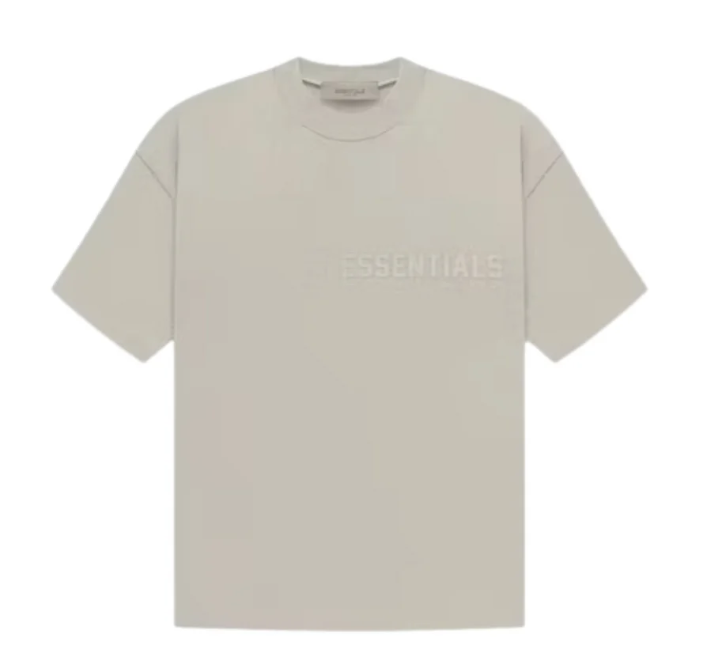 T-Shirt Essentials Fear of God Crème - face