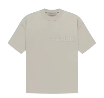 T-Shirt Essentials Fear of God Crème - face
