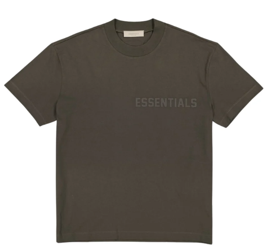 T-Shirt Essentials Fear of God Kaki Foncé