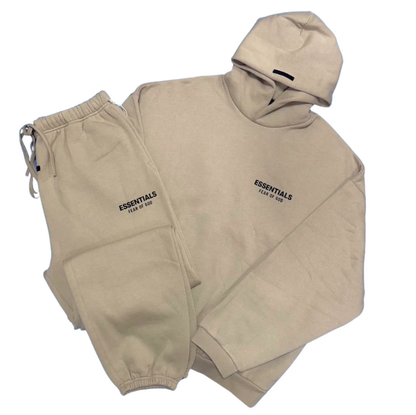 Survêtement Essentials Beige - face